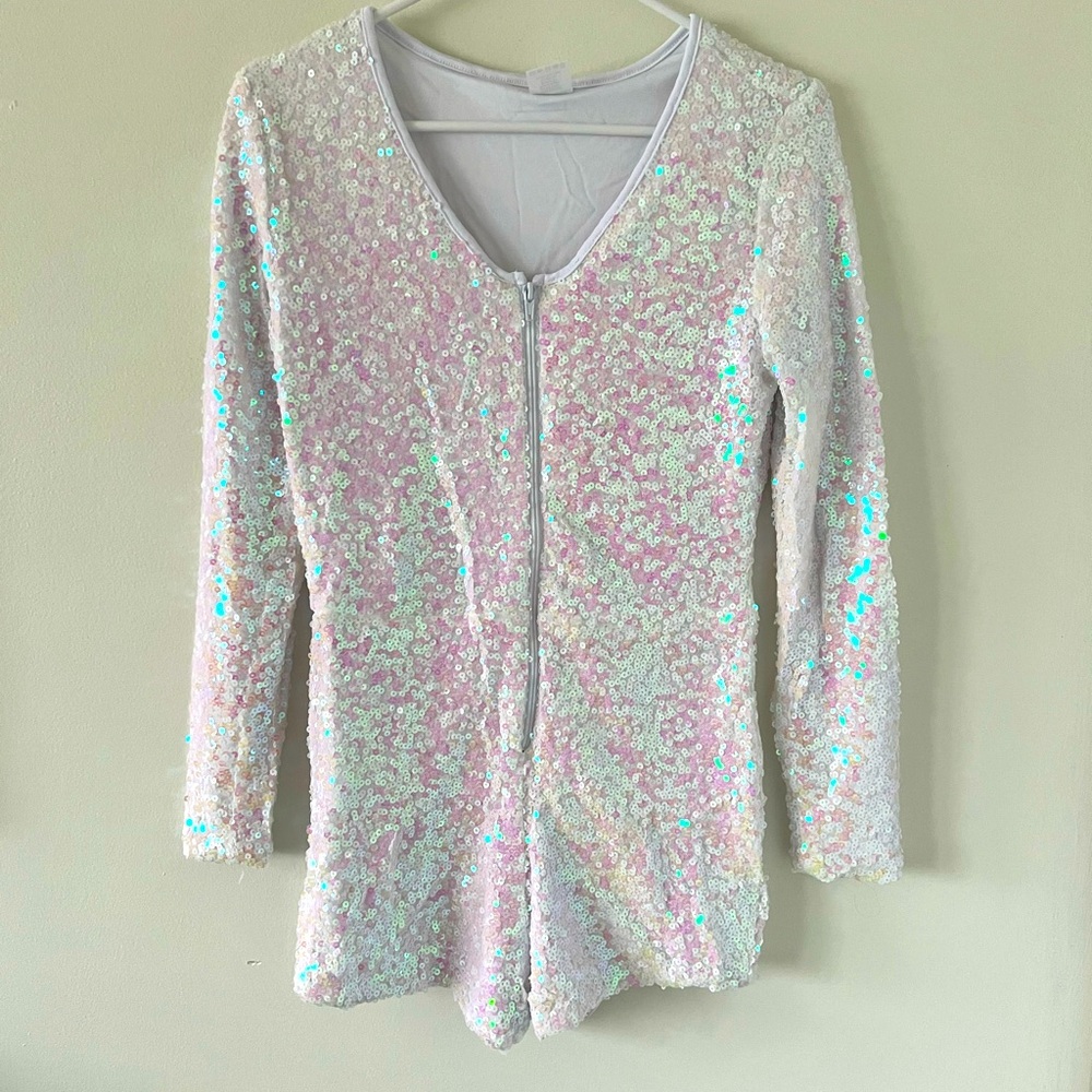 Sequin Long Romper Halloween Costume